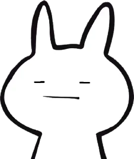 Стикер White Rabbit @stickersb2b - 3