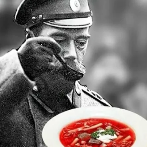 person man soup