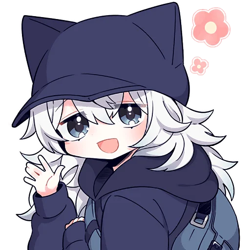 Стикер White_wolff_Nyasticks - 1