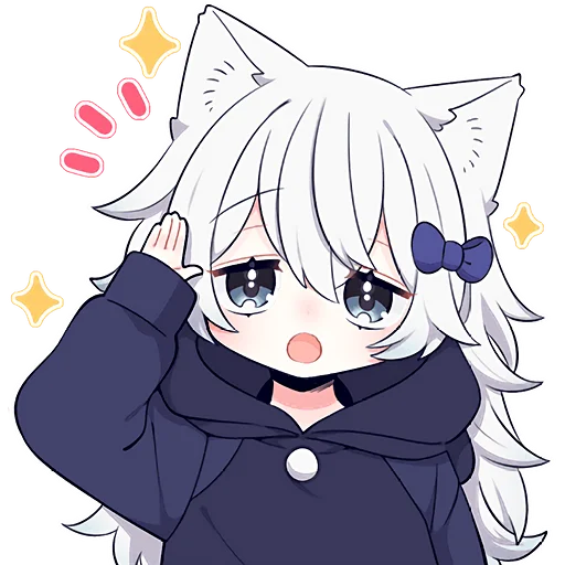 Стикер White_wolff_Nyasticks - 1