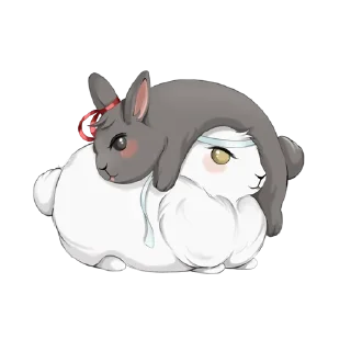 Стикер White dragon - 6