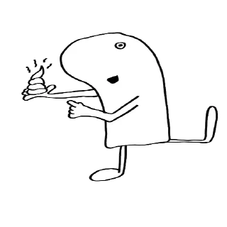 Стикер White guy @stickersb2b - 11