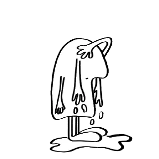 Стикер White guy @stickersb2b - 1