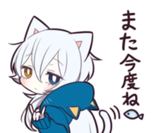 Стикер WHITE KITTEN 5 - 9