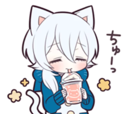 Стикер WHITE KITTEN 5 - 8