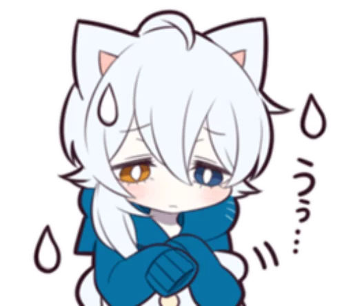 Стикер WHITE KITTEN 5 - 7