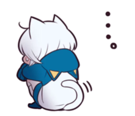 Стикер WHITE KITTEN 5 - 5