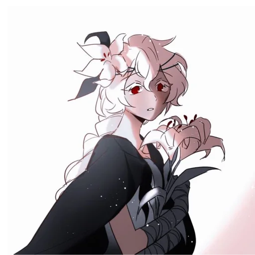 White Lily Cookie ⚜️ - иллюстрация