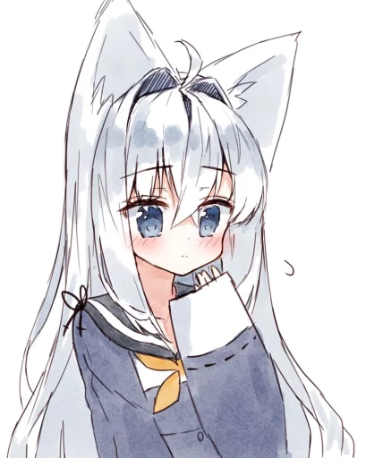 Sticker Whitenekogirl - 1