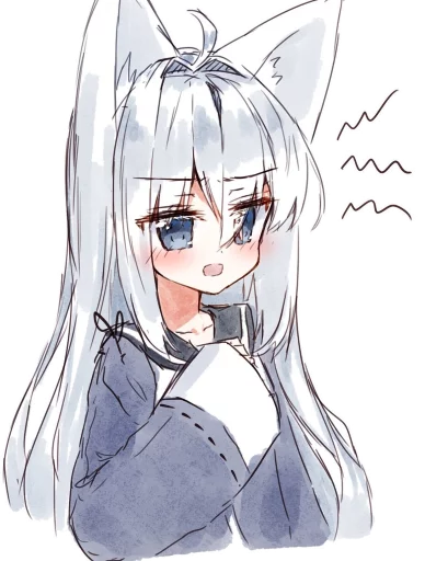 Sticker Whitenekogirl - 1