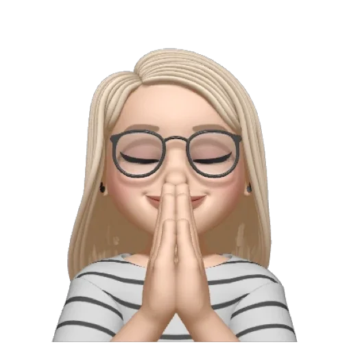 glasses cartoon person