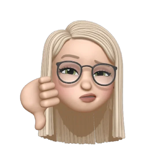 мультфильм очки человеческое лицо