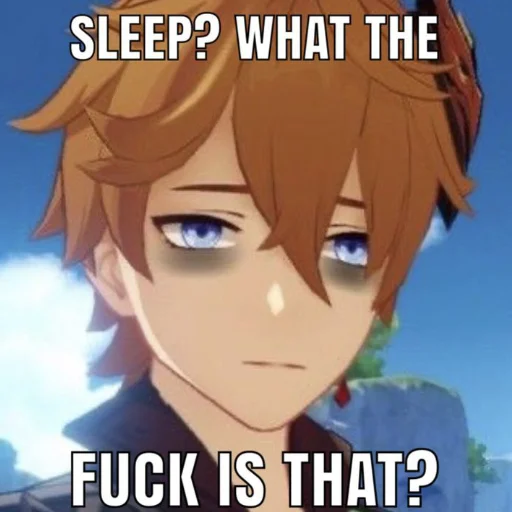 Sticker У Дилюка депрессиия.. - 10