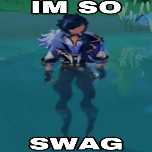 Sticker У Дилюка депрессиия.. - 1