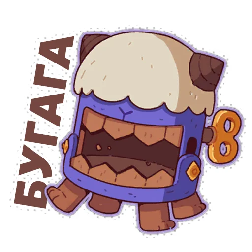 Стикер WildFrostRus - 1