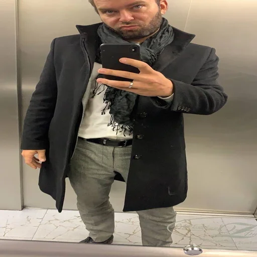 person wall clothing