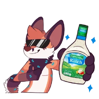 Sticker Wilde Fox 4 - 8