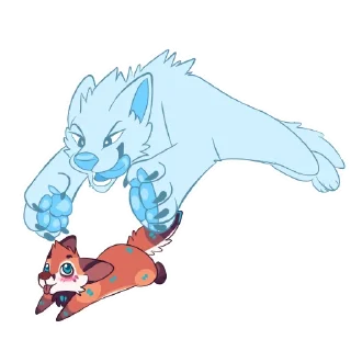 Sticker Wilde Fox 4 - 0