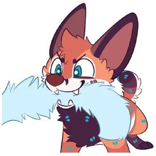 Sticker Wilde Fox 4 - 5