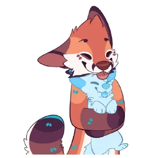 Sticker Wilde Fox 4 - 7