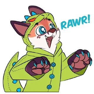 Sticker Wilde Fox Seasonal 1 - 7