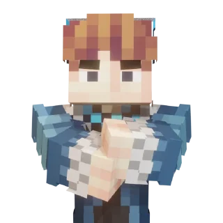 Стикер Зимний Лололошка || @solutionofnatrium - 8