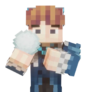 Стикер Зимний Лололошка || @solutionofnatrium - 4