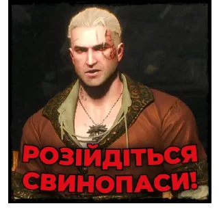 Стикер Відьмак | @Stickery_UA | @Leo_21 - 2