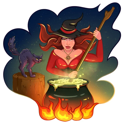 Sticker Witchulitta - 1