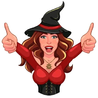 Стикер Witchulitta - 4