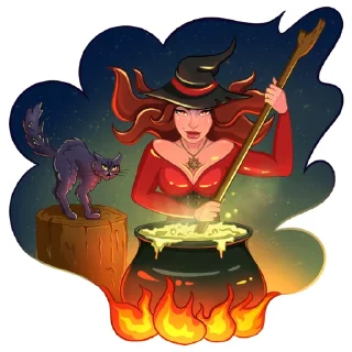 Стикер Witchulitta - 2