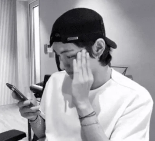 Человек комнатный черно-белый