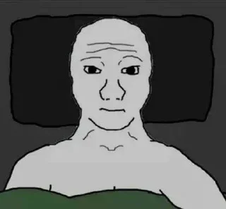 Стикер Wojak, The Feels Guy - 6