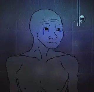 Стикер Wojak, The Feels Guy - 7