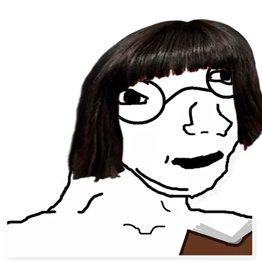 Стикер Wojak_MemeQue - 1