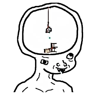 Стикер Wojak | @HivaAti_Peo - 5