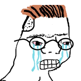 Стикер Wojak | @HivaAti_Peo - 3