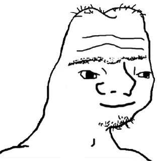 Стикер Wojak | @HivaAti_Peo - 11