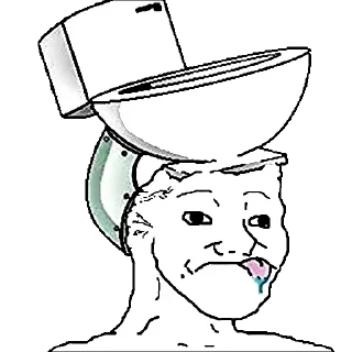 Стикер Wojak | @HivaAti_Peo - 2