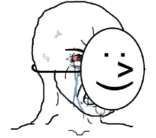 Стикер Sad Wojak @amirreza_nk - 4