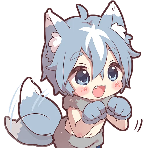 Стикер Wolf2_Nyasticks - 1