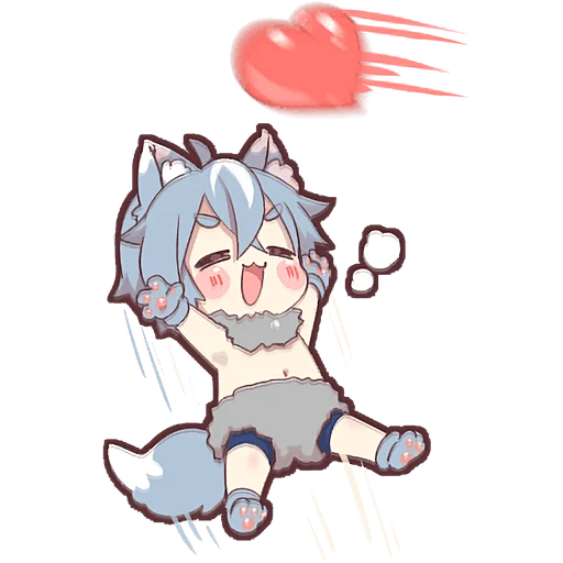 Sticker Wolf2_Nyasticks - 1