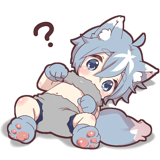 Sticker Wolf2_Nyasticks - 1