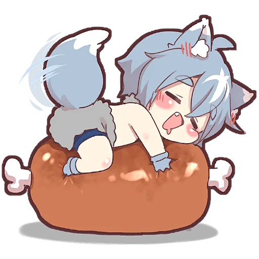 Sticker Wolf2_Nyasticks - 1