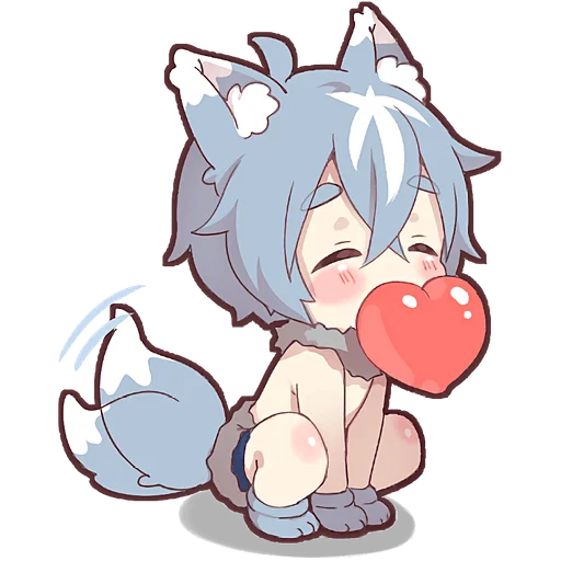 Sticker Wolf2_Nyasticks - 1