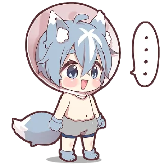 Sticker Волчёнок 2 @Nyasticks - 9