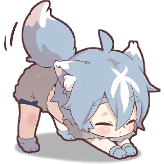 Sticker Волчёнок 2 @Nyasticks - 10
