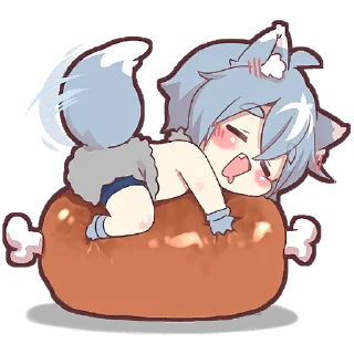 Sticker Волчёнок 2 @Nyasticks - 7