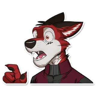 Sticker Wolf Ezo - 3