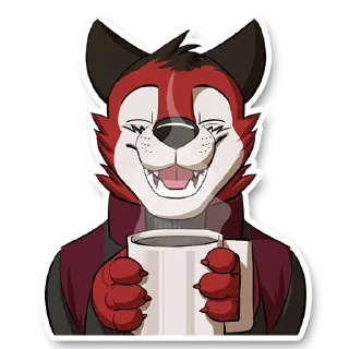 Sticker Wolf Ezo - 7